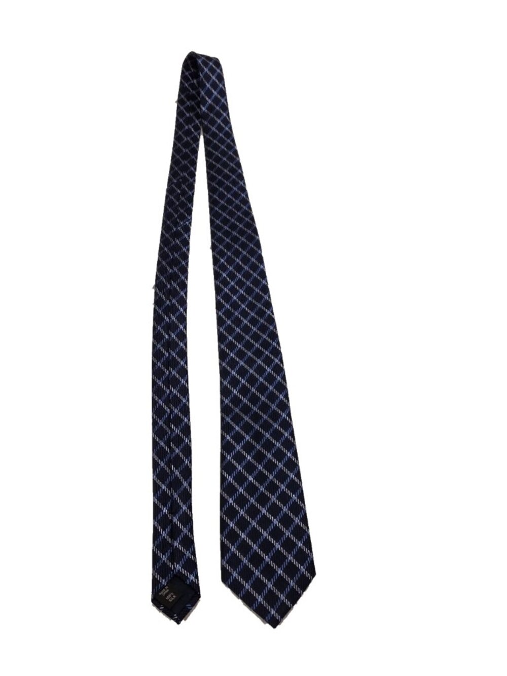 Michael Kors Navy Blue Diamond Check Men’s Necktie